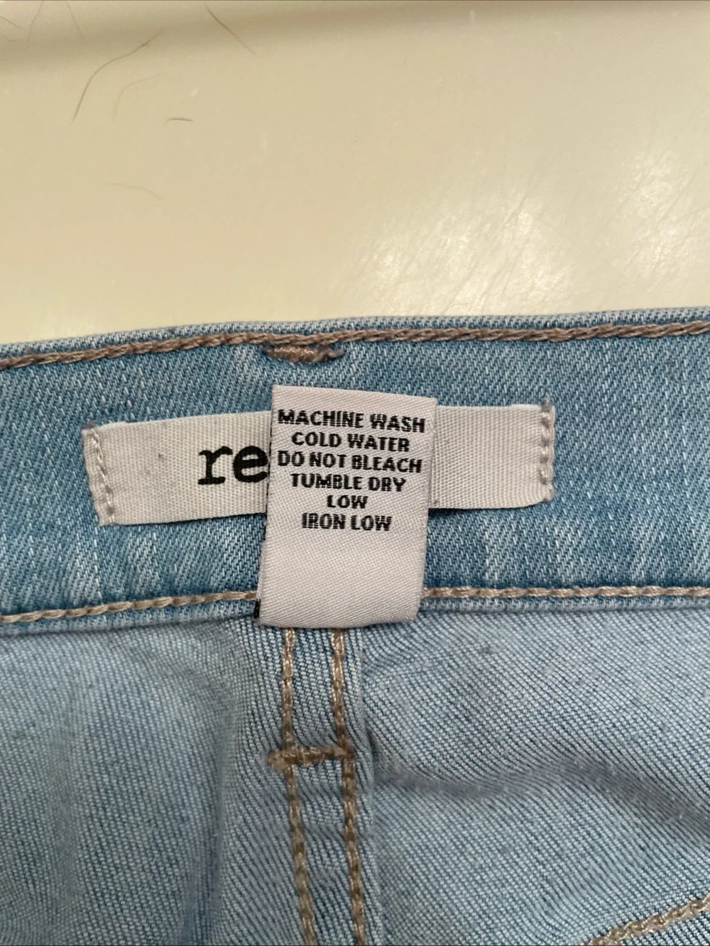Refuge Light Blue Distressed Women's Jeans Size 10